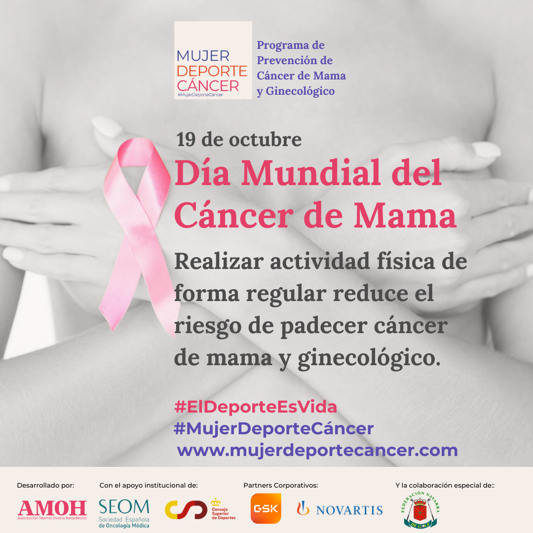 19 de Octubre Día Mundial del Cáncer de Mama