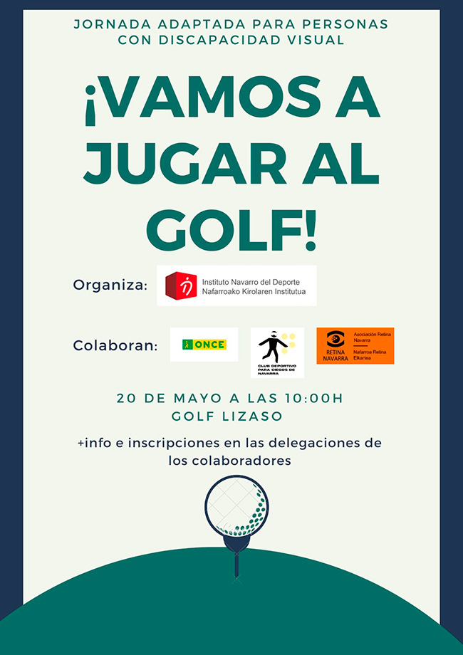 El Centro de Golf Lizaso acerca el golf a las personas con discapacidad visual