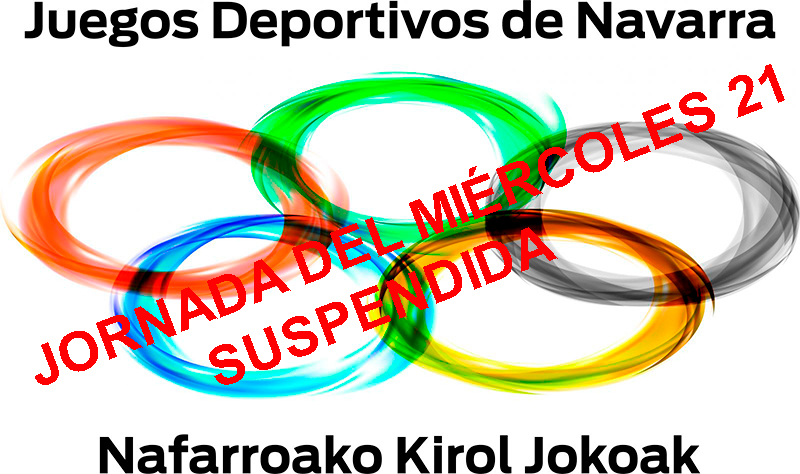 Suspendida la Primera Jornada de Juegos