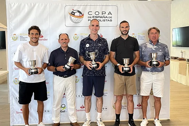 Juantxo Elía “golea” en la I Copa de Futbolistas