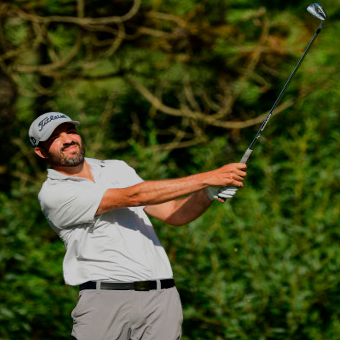 Dos grandes vueltas le bastan a David Borda para vencer en Meaztegi Golf