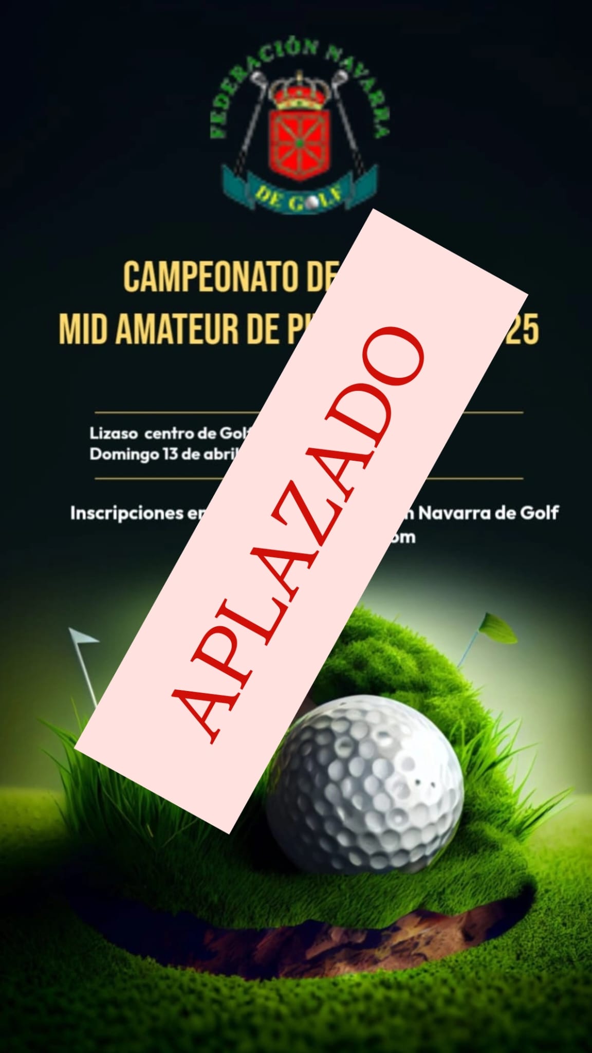 📣 Cambio de fecha – Campeonato Mid-Amateur