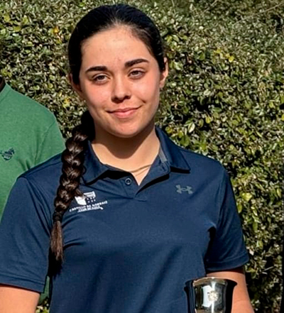 Aroa González en el Campeonato de Europa Individual Femenino