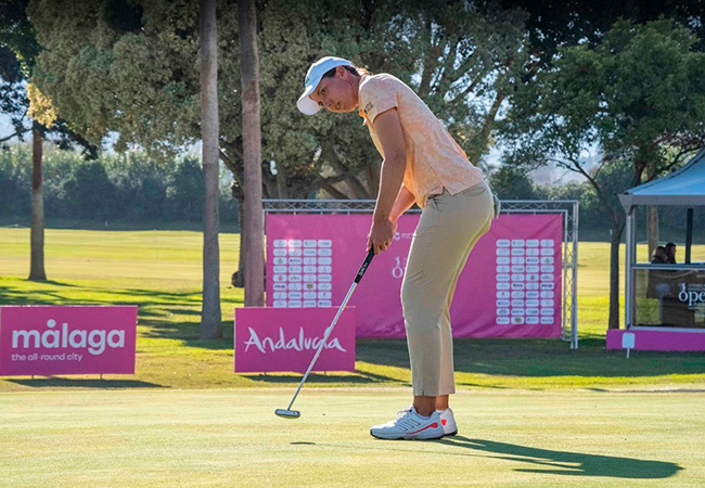 Top 20 para Carlota Ciganda en Málaga.